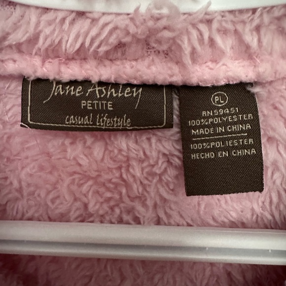 Jane Ashley Petite Fleece Vest Size Large - Picture 3 of 3